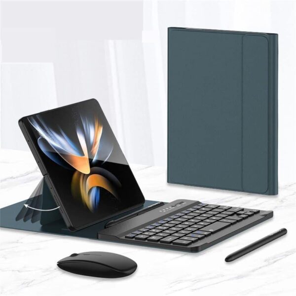 Luxury Premium Wireless Bluetooth keyboard Leather Case Cover For Samsung Galaxy Z Fold 6