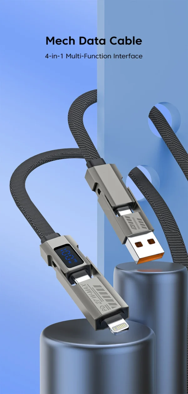 WIWU 4 IN 1 USB CABLE 100 W - Image 3