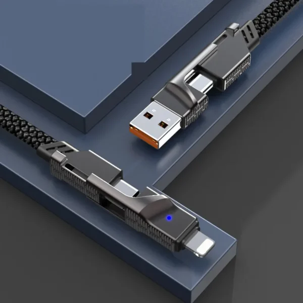 WIWU 4 IN 1 USB CABLE 100 W - Image 4